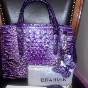 Brahmin Small Finley Set & Butterfly Tassel